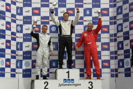 Fra v. Dennis Holbæk, Claus Christensen og Johannes Graversen.